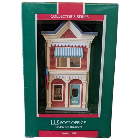 Hallmark Keepsake Ornament US Post Office 1989 Nostalgic Shops - Picture 1 of 6